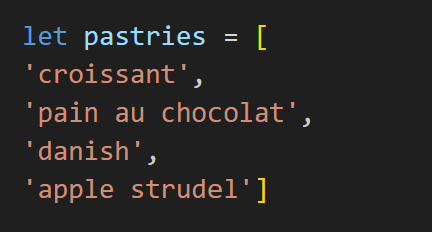 pastryarray