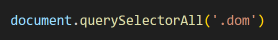 queryselectordomall